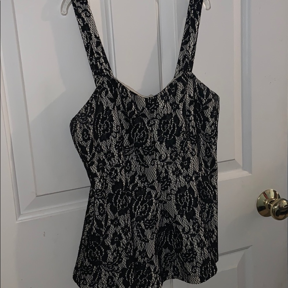 Laced dress shirt